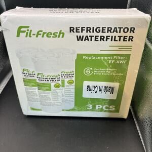 3 Pack FF-XWF Refrigerator Water Filters‎ Fil Fresh Sealed Pack NEW